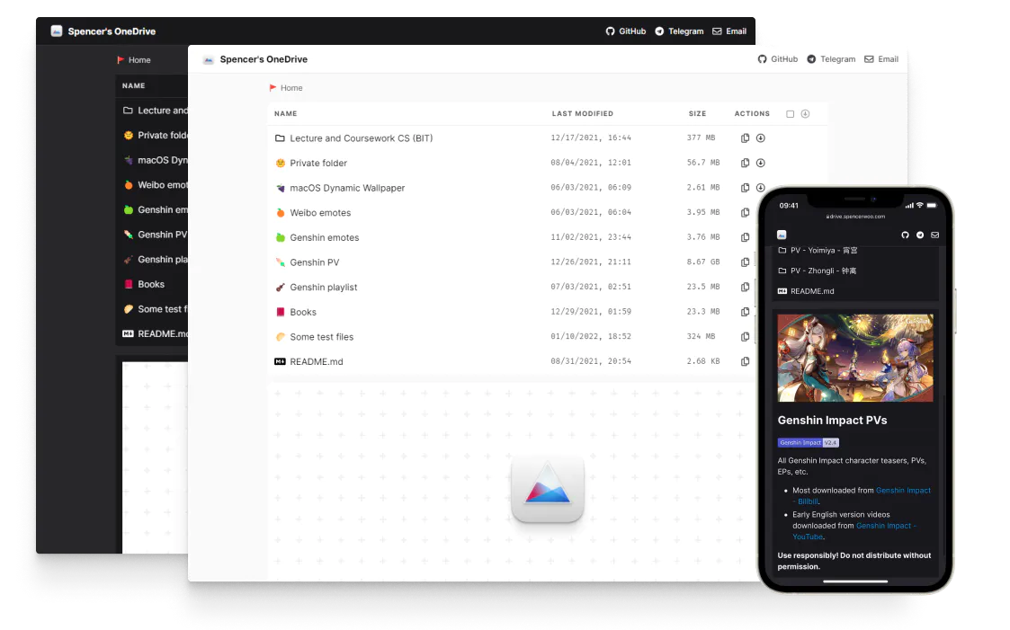 微软OneDrive目录索引程序onedrive-vercel-index搭建教程